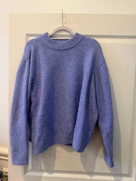 Zara Sweaters - Zara Lilac Textured Crewneck Sweater - Women